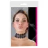 Cottelli - Pearl & Rhinestone Lace Choker (Black)