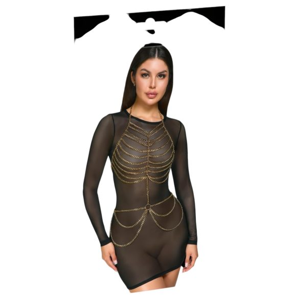 Cottelli - Gold Chain Body Harness