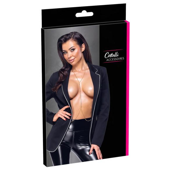 Cottelli - Gold Chain Body Harness