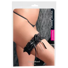 Cottelli - black lace suspender belt (S-L)