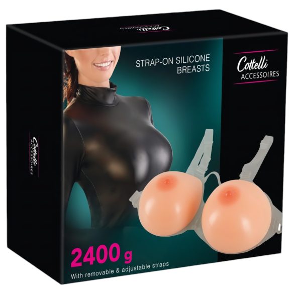 Cottelli - Silicone Push-Up Clip-On Breasts (2x1200g)