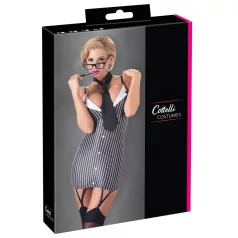 Cottelli - striped secretary costume - XL