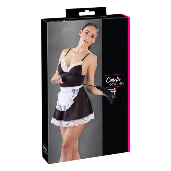 Cottelli - Maid Outfit with Apron (Black & White) - M