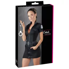   Cottelli Police - Women's Officer Costume Dress (Black) - M