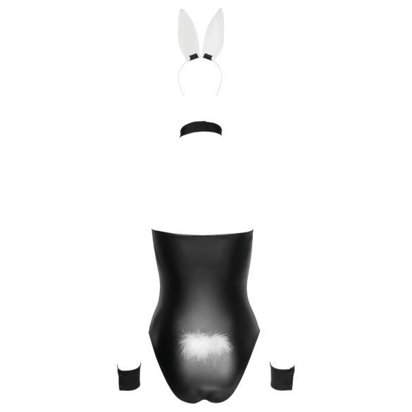 Cottelli Bunny - Shiny, Sexy Bunny Costume (5-Piece Set) - L