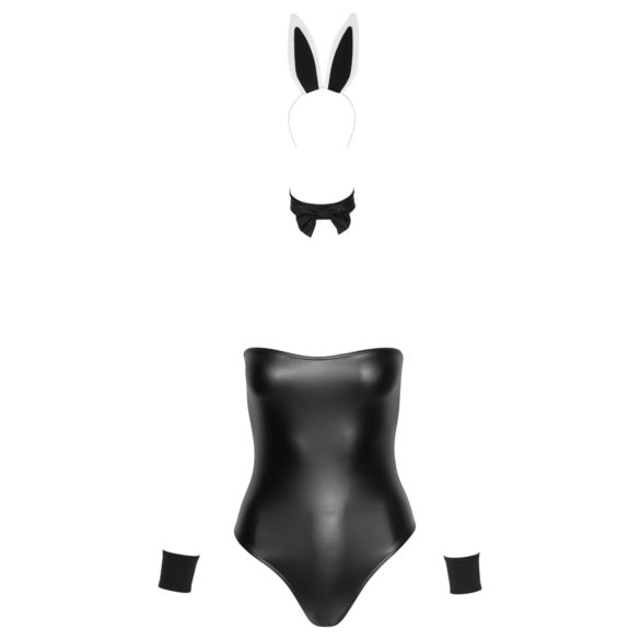 Cottelli Bunny - Shiny, Sexy Bunny Costume (5-Piece Set) - XL