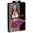 Cottelli - Plaid Schoolgirl Costume Set (Pink)