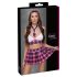 Cottelli - Plaid Schoolgirl Costume Set (Pink) - L
