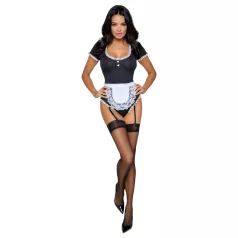 Cottelli - waitress bodysuit with apron (black)
