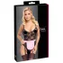 Cottelli - Sheer Maid Costume (Black-Pink) - M