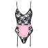 Cottelli - Sheer Maid Costume (Black-Pink) - L