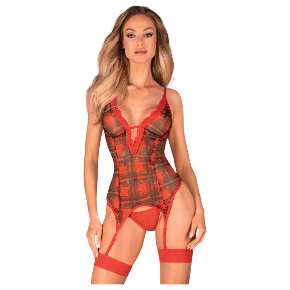 Obsessive Jollymore - Christmas lingerie set - XL/XXL