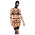 Bad Kitty - Body Harness Set and Mask (Black)