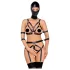Bad Kitty - Body Harness Set and Mask (Black)