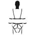 Bad Kitty - Body Harness Set and Mask (Black) - L