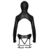 Bad Kitty - BDSM lingerie set (black) - L