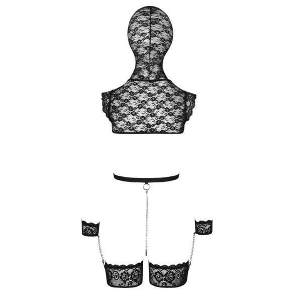 Bad Kitty - lace BDSM set (black)