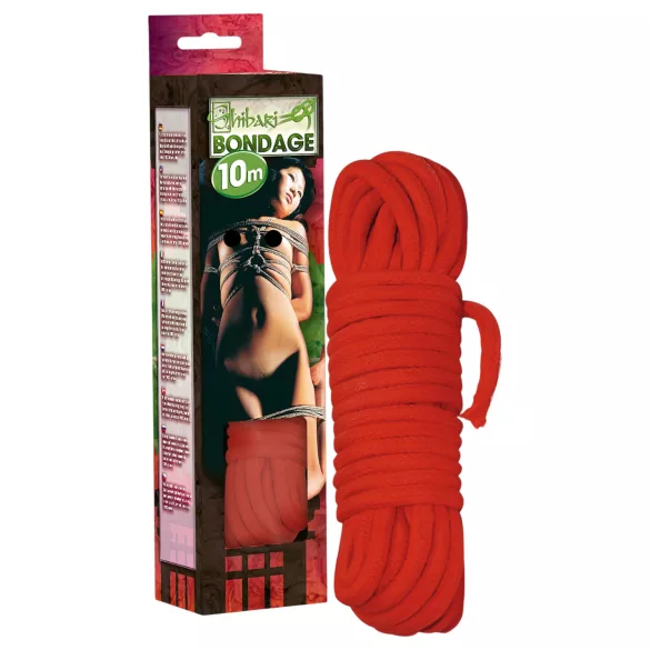 Shibari Rope - bondage rope (10 m, red)