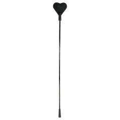 Heart-Shaped Silicone Wand - Black