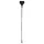 Heart-Shaped Silicone Wand - Black