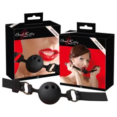 Bad Kitty - small silicone gag (black)