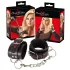 Bad Kitty - Heart-Shaped Handcuffs (Black)