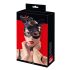 Bad Kitty - Faux Leather, Rhinestone Cat Mask - Black (S-L)