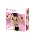 Bad Kitty - Studded Body Harness Set with Wrist Cuffs (Black) - L/XL