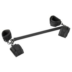 Fetish - Faux Leather Restraint Rod Set (6 pieces) - Black