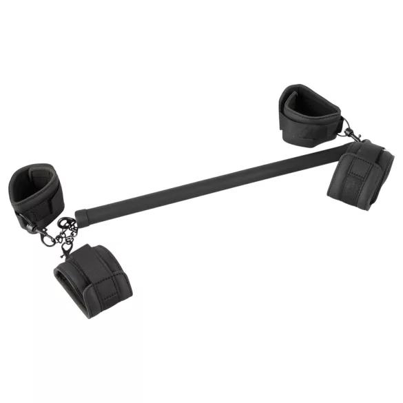 Fetish - Faux Leather Restraint Rod Set (6 pieces) - Black