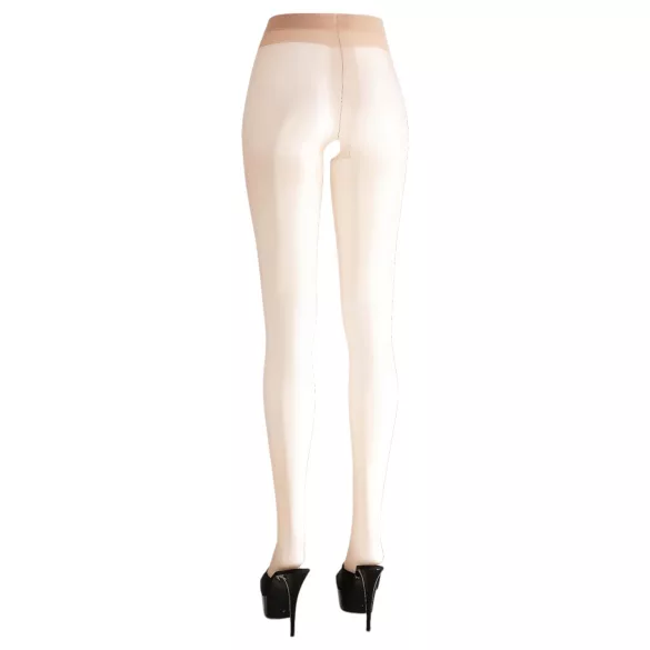 Cottelli - silky sheen sex stockings (nude) - XL