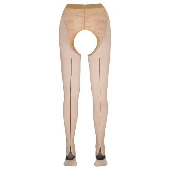 Cottelli - Striped Sexy Stockings (Nude)