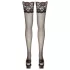 Cottelli - Black Floral Lace Thigh-Highs - 3