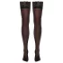 Cottelli - Silky Thigh-Highs (Black) - L