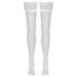 Cottelli - Silky Thigh-High Stockings (White) - M