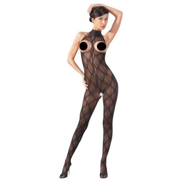 NO:XQSE - Lace Jumpsuit with Open Bust Design - XL/XXL