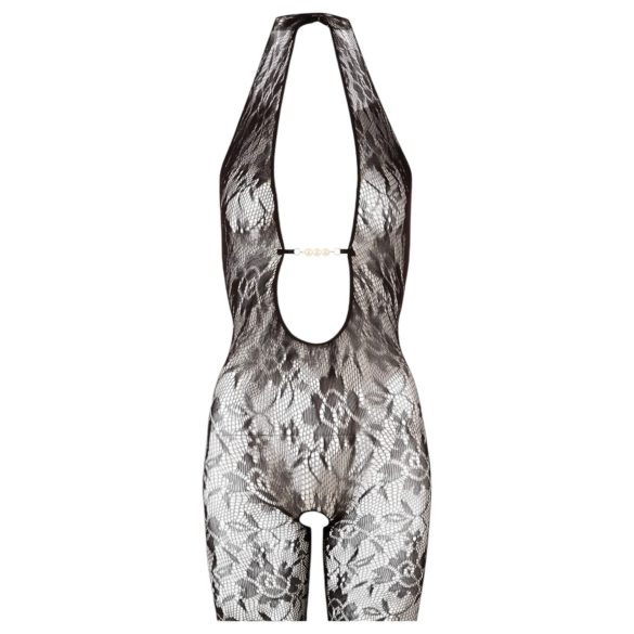 NO:XQSE - Lace Jumpsuit with Pearl Embellishments