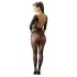 NO:XQSE - Floral Catsuit - Black (S-L)