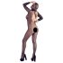 Mandy Mystery - Full-Body Fishnet Catsuit with Mask - Black (S-L)