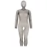 Cottelli Fantasy - black fishnet open crotch bodystocking with mask (S-L)