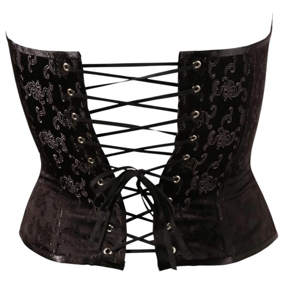 Cottelli - Embroidered Party Corset (Black) - L