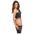 Noir - Lace Corset (Black)