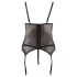 Cottelli - Black Lace Women's Top with Ribbon Detailing