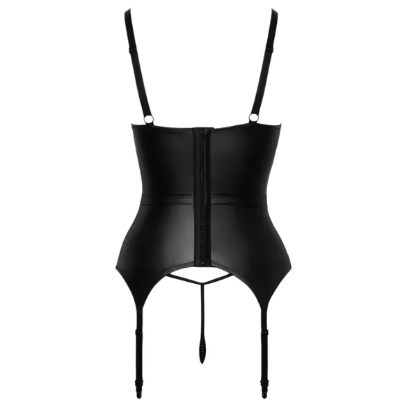 Abierta Fina - Uplift Top with Garter (Black) - L