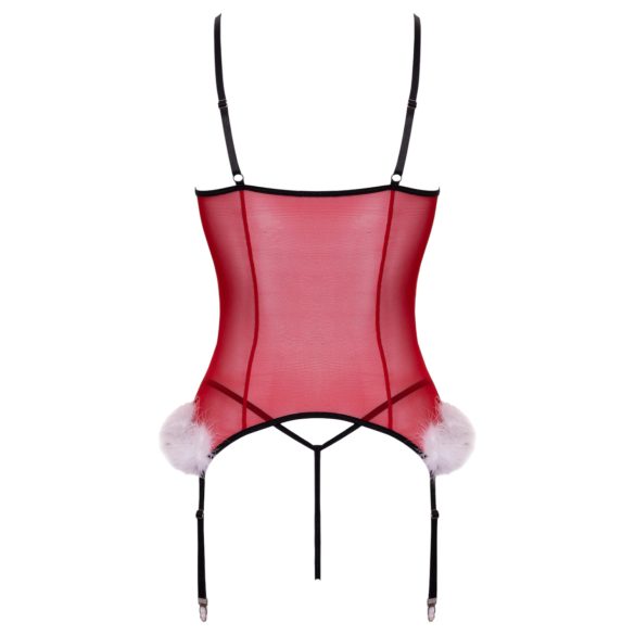 Cottelli - Christmas Lingerie Set (Red) - L/XL
