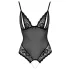 Cottelli - Lacy, Beaded Open Body (Black) - M