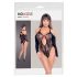 NO:XQSE - Bow Tie Bodysuit, Long Sleeve - Black (S-L)