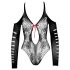 NO:XQSE - Bow Tie Bodysuit, Long Sleeve - Black (S-L)