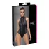 Cottelli Party - Black Snakeskin Pattern Bodysuit - M
