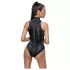 Cottelli Party - Black Snakeskin Pattern Bodysuit - M